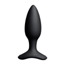 Hush 2 - Plug anal vibrant contrôlé par application - 1,5 / 3,8 cm - Noir