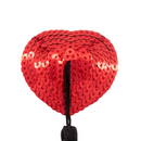 Bettie Boobs - Paillettes de Mamelon - Rouge/Noir