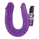 Deep Diver - Double Dildo with Anal Lubricant - 1.7 fl oz / 50 ml - Purple