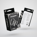 Saruman - Ensemble de Cockrings Métalliques - Argent