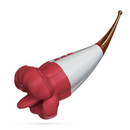 Jagger - Stimulateur Double Licking - Rouge