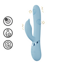 Pallina - Stimulateur Clitoridien Vibrant et Percutant pour le Point G - Bleu