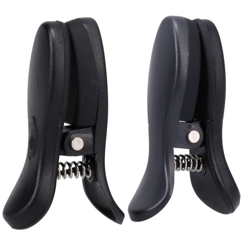 Vibro Grippers - Vibrating Nipple Clamps with Case - Black