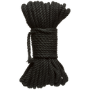 Lier et Attacher - Corde de bondage en chanvre de 6 mm - 50 pi - Noir