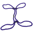 Restrain - Menottes en chanvre de 6 mm pour poignets ou chevilles - Violet