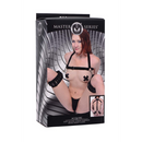 Harnais de cuisse à accès facile avec manchons pour poignets