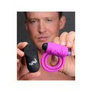 Cockring en silicone et bullet avec télécommande