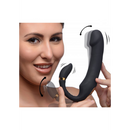 Plaisir - Vibromasseur en silicone avec stimulateur de clitoris