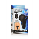 Anneau en silicone pour pénis et testicules avec télécommande