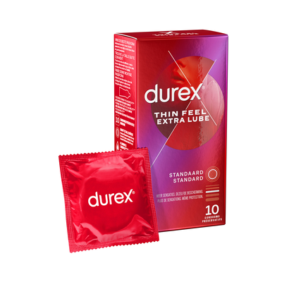 Thin Feel Extra Lube - Condoms - 10 Pieces