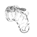 Modèle 25 - Cage de chasteté - 3.5'' / 9 cm - Transparent