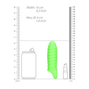 Sheath pénien épais et extensible Swirl - Brille dans le noir