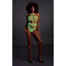 Body avec encolure grecque - Taille unique - Vert néon