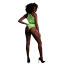 Col Roulé et Jupe Haute - Taille Unique - Vert Néon