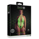 Body taille haute - Grande taille - Vert fluo