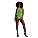 Body avec col halter - Taille unique - Vert fluo