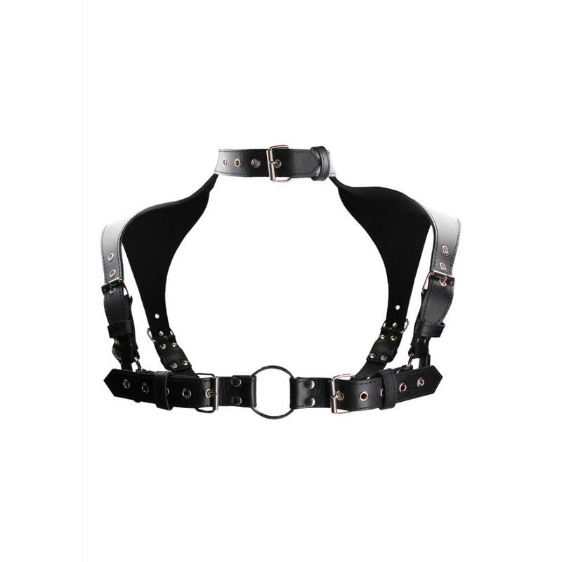 Men Harness with Neck Collar