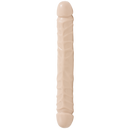 Jr. Veined Double Header - Dildo avec Double Extrémités - 12 / 30 cm