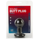 The Classic - Round Butt Plug - Small - Black