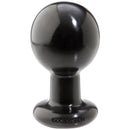 The Classic - Round Butt Plug - Large - Black