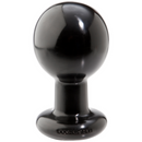 The Classic - Round Butt Plug - Large - Black