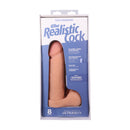 Pénis réaliste avec testicules - Ventouse Vac-U-Lock amovible - ULTRASKYN - 8 / 21 cm - Vanille