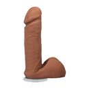 Pénis réaliste avec testicules - Ventouse Vac-U-Lock amovible - ULTRASKYN - 6 / 16,5 cm - Caramel
