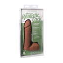 Pénis réaliste avec testicules - Ventouse Vac-U-Lock amovible - ULTRASKYN - 6 / 16,5 cm - Caramel