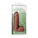 Pénis réaliste avec testicules - Ventouse Vac-U-Lock amovible - ULTRASKYN - 6 / 16,5 cm - Caramel