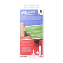 Pénis réaliste avec testicules - Ventouse Vac-U-Lock amovible - ULTRASKYN - 6 / 16,5 cm - Caramel
