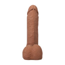 Pénis réaliste avec testicules - Ventouse Vac-U-Lock amovible - ULTRASKYN - 6 / 16,5 cm - Caramel