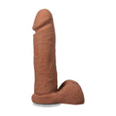 Pénis Réaliste avec Boules - Ventouse Vac-U-Lock Amovible - ULTRASKYN - 8 / 21 cm - Caramel