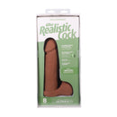 Pénis Réaliste avec Boules - Ventouse Vac-U-Lock Amovible - ULTRASKYN - 8 / 21 cm - Caramel