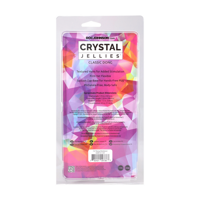 Classique Dong - 7,5 / 19,7 cm - Arc-en-ciel