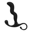 Zig Zag Silicone Prostate Massager - Black