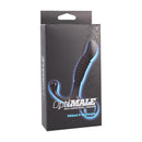Ribbed Silicone Prostate Massager - Black