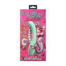 Into The C - Kakui Me - Warming Beaded Rabbit Vibrator - Kelp Green