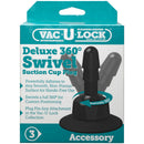 Deluxe 360 Swivel - Plug Anal avec Ventouse - 2 Pièces