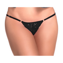 Culotte en dentelle avec ouverture - M/L - Noir
