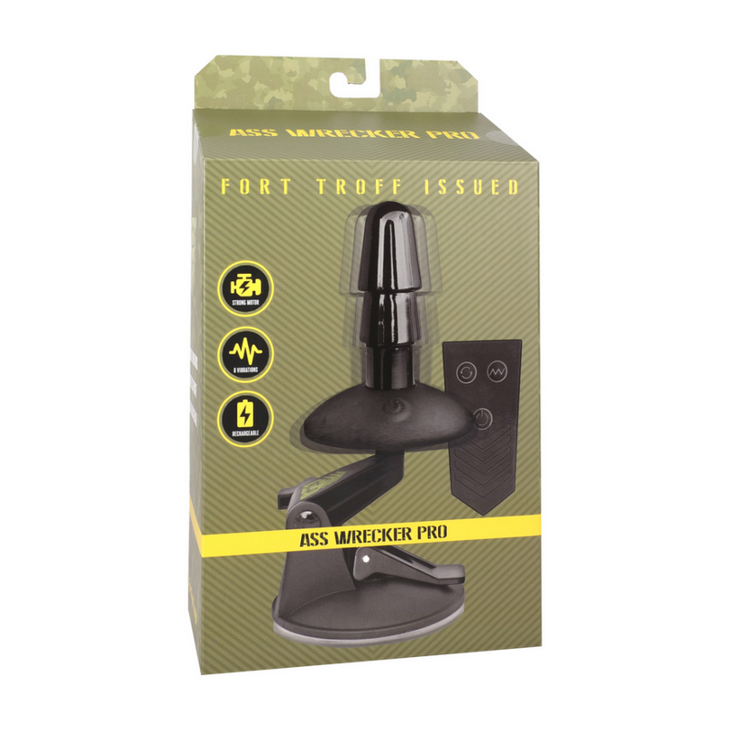 Vac-U-Lock - Ass Wrecker Pro avec télécommande sans fil - Noir