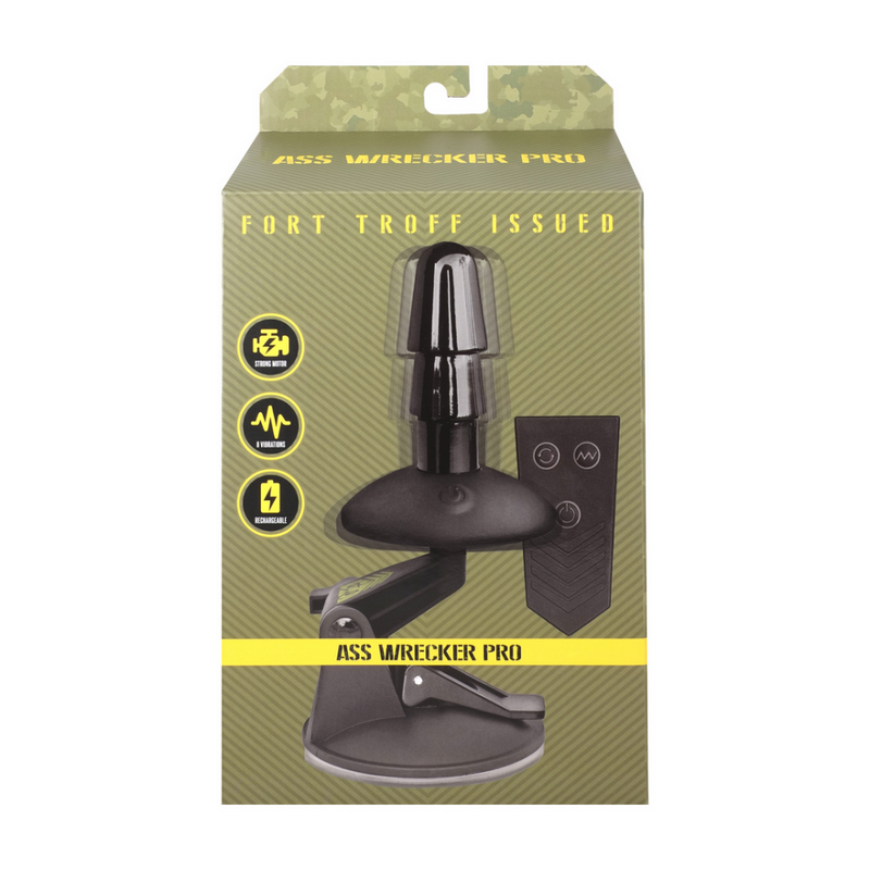 Vac-U-Lock - Ass Wrecker Pro avec télécommande sans fil - Noir