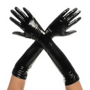 Cruella - Gants Haute Brillance - L/XL - Noir Brillant