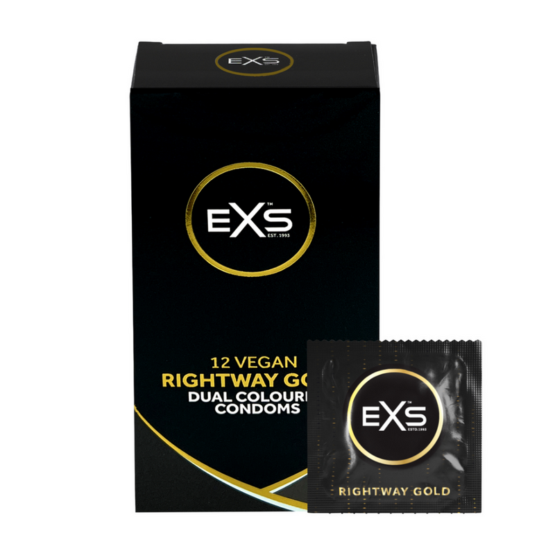 EXS Rightway Gold - Préservatifs - 12 Pièces