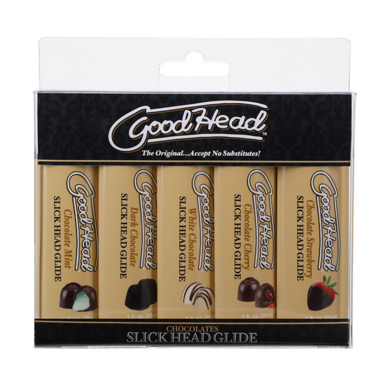 Slick Head Glide - Chocolates - 5 Pack - 1 fl oz / 29 ml