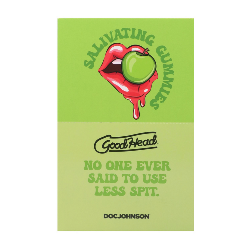 Gummies Salivants - présentoir de 24 ct - 12 gr - Pomme Verte