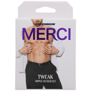 Tweak - Ensemble de Sucette pour Mamelon - Transparent