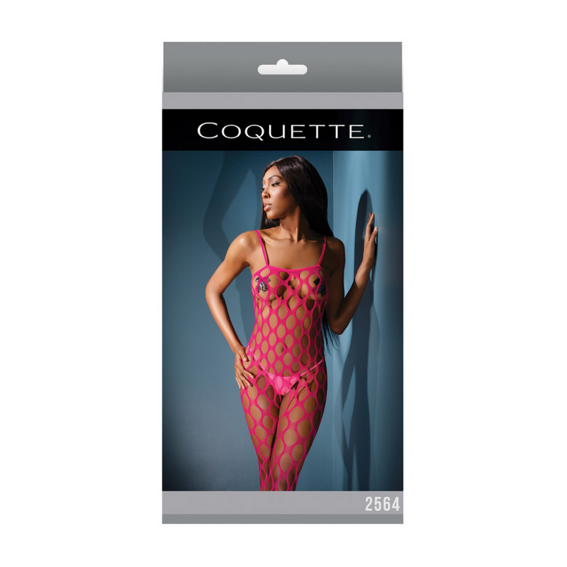 Open Net Crotchless Bodystocking - One Size