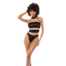 Body à dos nu - L - Nude/Noir