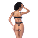 Rock Star - Ensemble de trois pièces - L/XL - Noir effet mouillé