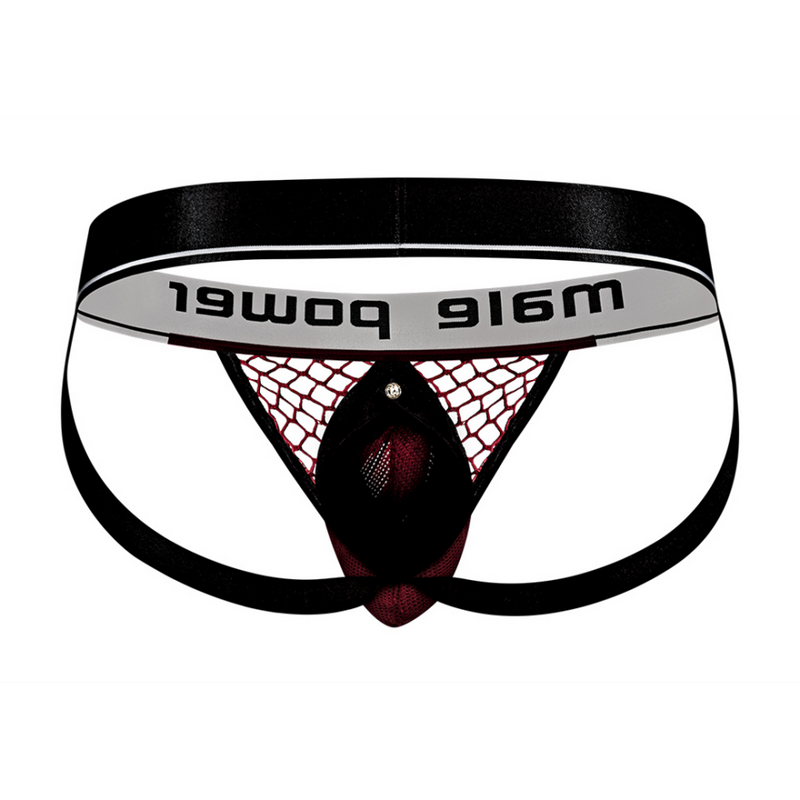 Cock Ring Jock - L/XL - Bourgogne